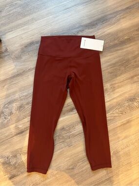 Lululemon Align High-Rise Crop 23” Leggings - brown